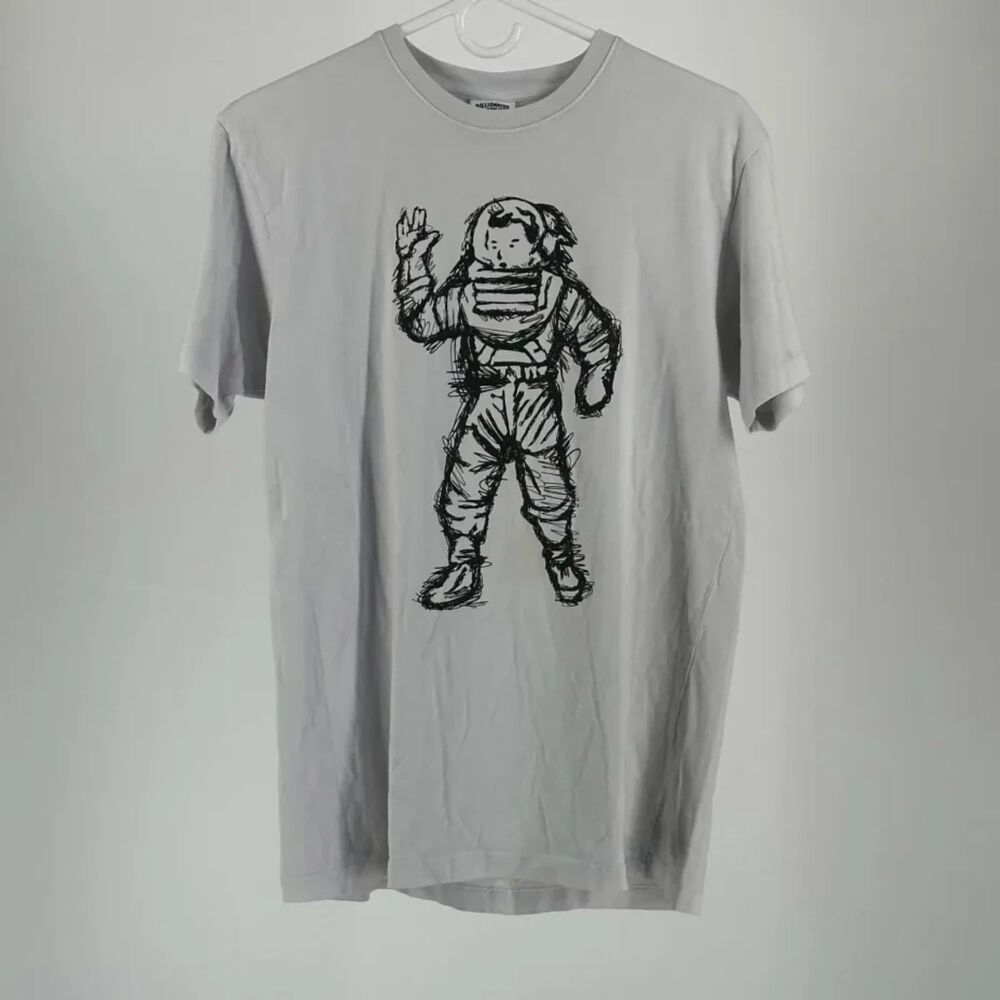 Billionaire Boys Club BBC Astronaut Big Logo Graphic T-Shirt Size M